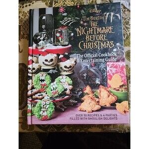 Disney Tim Burton Nightmare Before Christmas Official Cookbook 2021 HC 50 Recipe